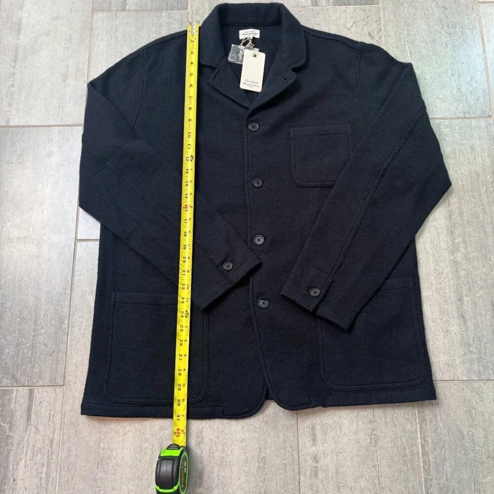 Hartford Alternative Classics Wool Jacket Blazer Coat Navy Blue XXL NWT